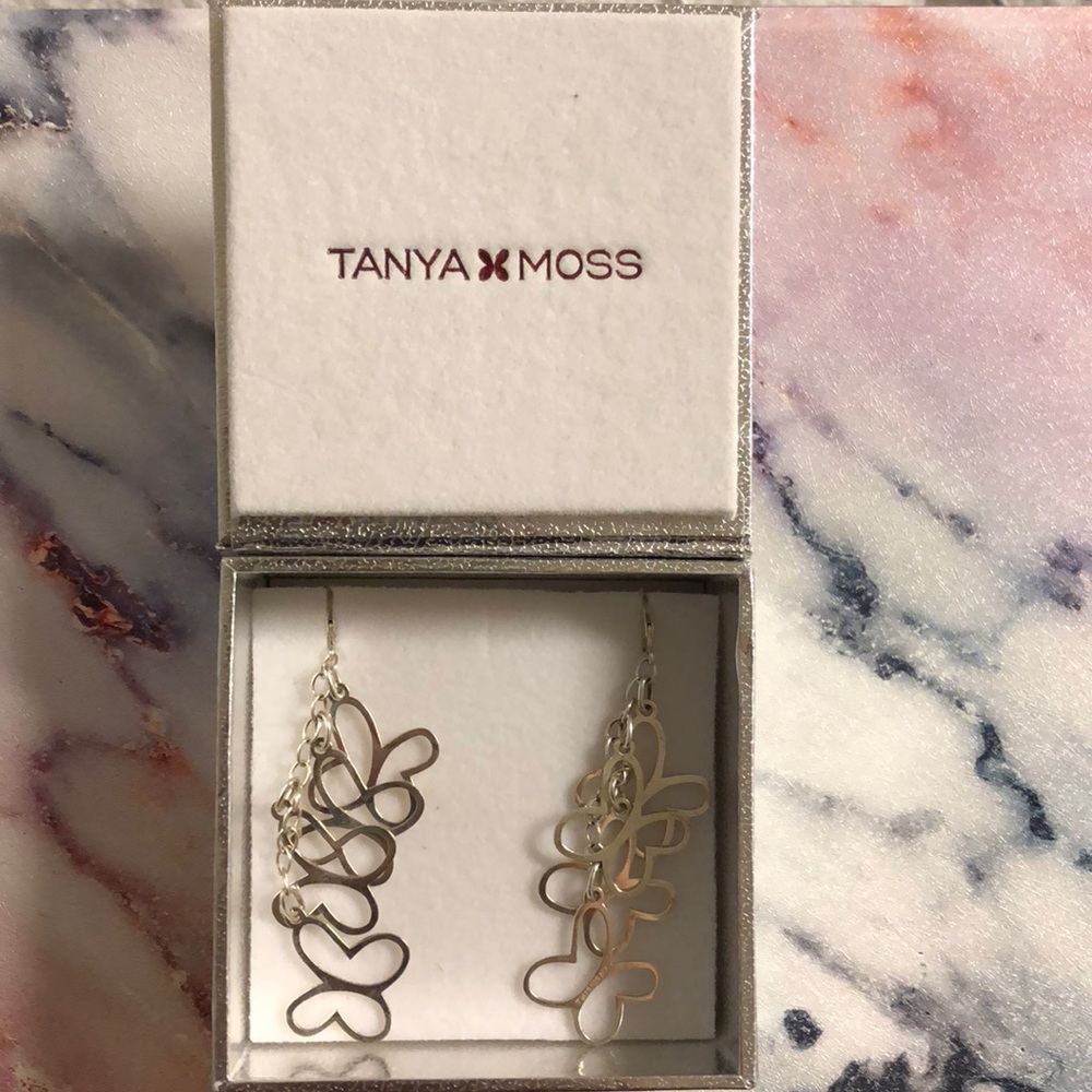 Butterfly dangling Earrings Tanya Moss